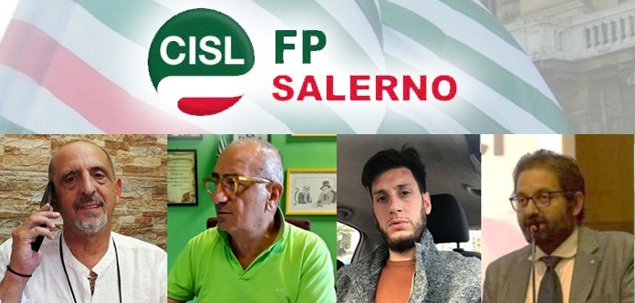 logo CISL FP e rappresentanti sindacali