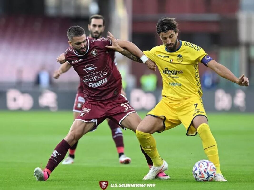 Fase di gioco di Salernitana Scafatese